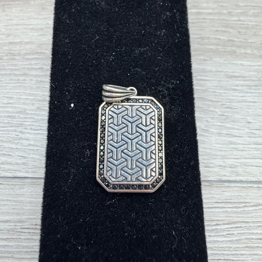 Geometric .925 Sterling Silver Pendant